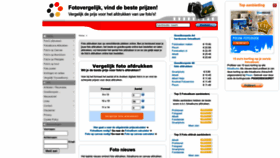 What Fotovergelijk.nl website looked like in 2023 (3 years ago)
