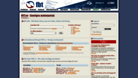 What Fbt.se website looked like in 2023 (1 year ago)