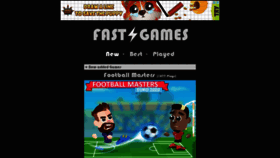 What Fastgames.com website looked like in 2023 (1 year ago)