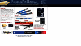 What Fountainpenhospital.com website looked like in 2023 (1 year ago)
