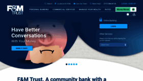 What Fmtrustonline.com website looked like in 2023 (1 year ago)