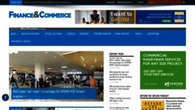 What Finance-commerce.com website looked like in 2023 (1 year ago)