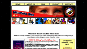 What Firstschoolyears.com website looked like in 2023 (1 year ago)