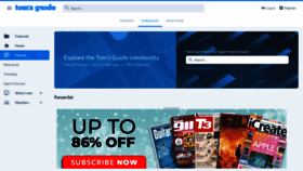 What Forums.tomsguide.com website looked like in 2023 (1 year ago)