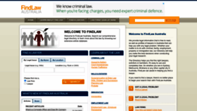 What Findlaw.com.au website looked like in 2023 (1 year ago)