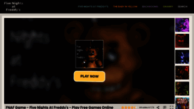 What Fnafgame.io website looked like in 2023 (2 years ago)