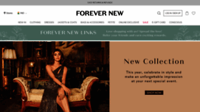 What Forevernew.co.in website looked like in 2023 (1 year ago)