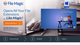 What Filemagic.com website looked like in 2023 (1 year ago)
