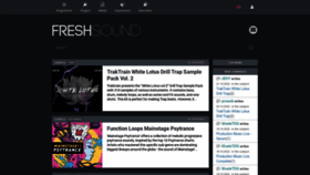 What Freshsound.ru website looked like in 2023 (1 year ago)