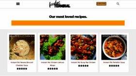 What Foodiesterminal.com website looked like in 2023 (1 year ago)
