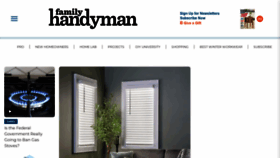 What Familyhandyman.com website looked like in 2023 (1 year ago)