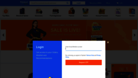 What Flipkart.com website looked like in 2023 (1 year ago)