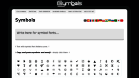 What Fsymbols.com website looked like in 2023 (1 year ago)