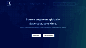 What Fieldengineer.com website looked like in 2023 (2 years ago)