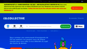 What Fr.islcollective.com website looked like in 2023 (1 year ago)
