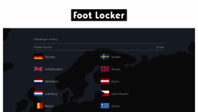 What Footlocker.eu website looked like in 2023 (1 year ago)