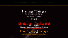What Filmtage-tuebingen.de website looked like in 2023 (1 year ago)