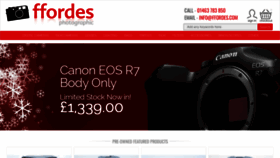What Ffordes.com website looked like in 2023 (1 year ago)
