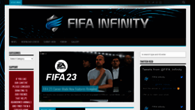 What Fifa-infinity.com website looked like in 2023 (1 year ago)
