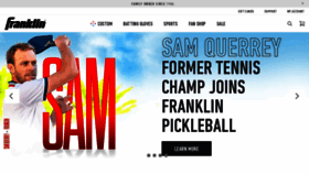 What Franklinsports.com website looked like in 2023 (1 year ago)