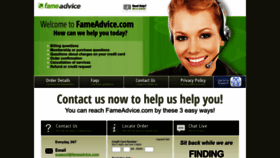 What Fameadvice.com website looked like in 2023 (1 year ago)