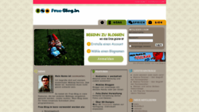 What Free-blog.in website looked like in 2023 (1 year ago)
