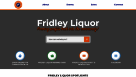 What Fridleyliquor.com website looked like in 2023 (1 year ago)