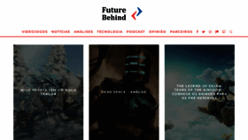 What Futurebehind.com website looked like in 2023 (1 year ago)