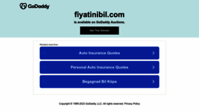 What Fiyatinibil.com website looked like in 2023 (1 year ago)