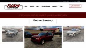 What Florasauto.com website looked like in 2023 (1 year ago)