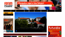 What Forum.pt website looked like in 2023 (1 year ago)