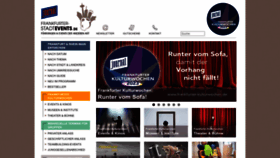 What Frankfurter-stadtevents.de website looked like in 2023 (1 year ago)