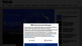 What Ftd.de website looked like in 2023 (1 year ago)