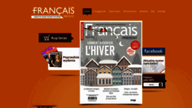 What Francais.edu.pl website looked like in 2023 (1 year ago)