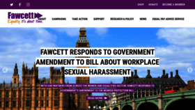 What Fawcettsociety.org.uk website looked like in 2023 (1 year ago)