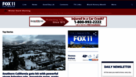 What Foxla.com website looked like in 2023 (1 year ago)