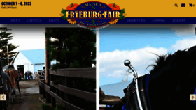 What Fryeburgfair.org website looked like in 2023 (2 years ago)