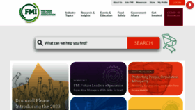 What Fmi.org website looked like in 2023 (1 year ago)