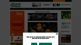 What Freshplaza.com website looked like in 2023 (1 year ago)