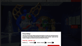 What Frankfurt-tourismus.de website looked like in 2023 (1 year ago)