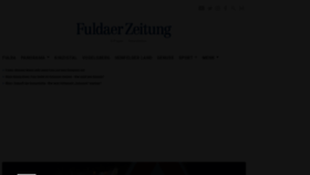 What Fuldaerzeitung.de website looked like in 2023 (1 year ago)