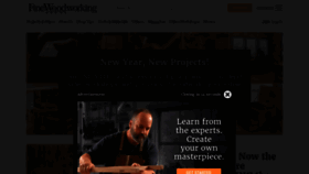 What Finewoodworking.com website looked like in 2023 (1 year ago)