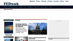 What Fedweek.com website looked like in 2023 (1 year ago)