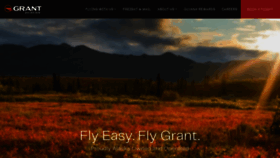 What Flygrant.com website looked like in 2023 (1 year ago)