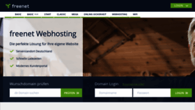 What Freenet-homepage.de website looked like in 2023 (1 year ago)