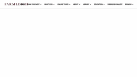 What Farmleigh.ie website looked like in 2023 (2 years ago)
