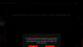 What Fatergdcomics.com website looked like in 2023 (1 year ago)