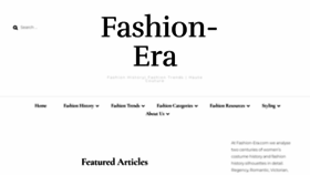 What Fashion-era.com website looked like in 2023 (1 year ago)