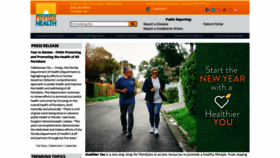 What Floridahealth.gov website looked like in 2023 (1 year ago)