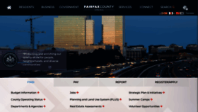 What Fairfaxcounty.gov website looked like in 2023 (1 year ago)